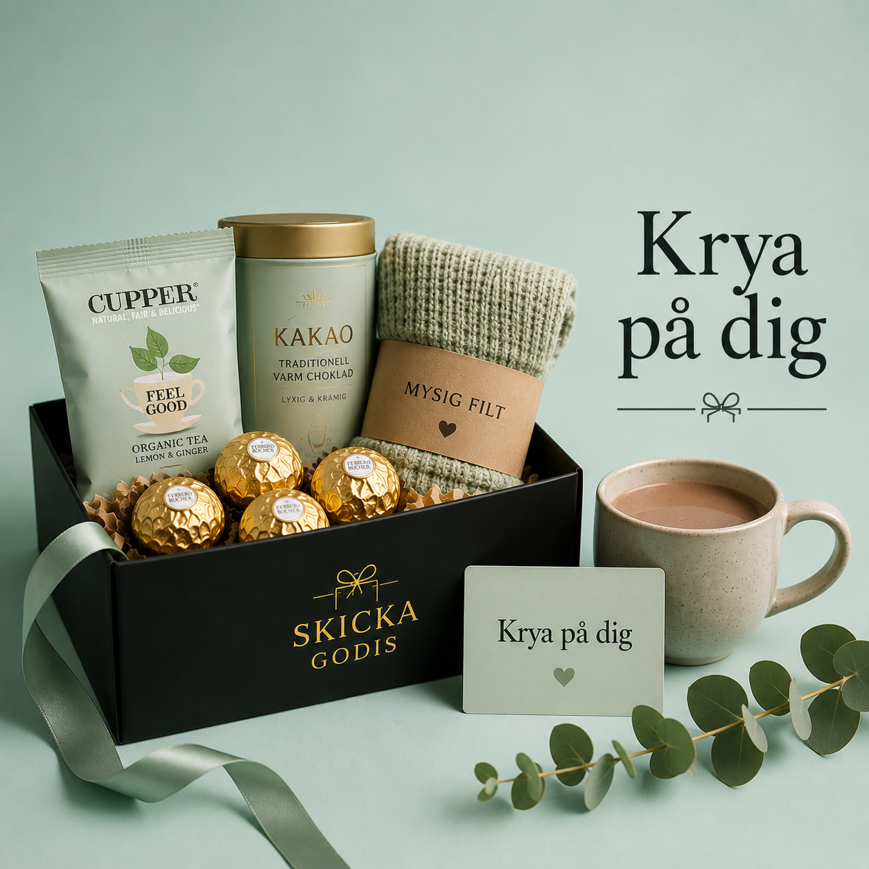 Krya på dig present